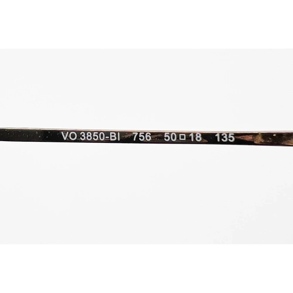 Vogue Eyeglass Frames Womens Bronze Semi Rimless VO 3850-BI 756 50-18-135
